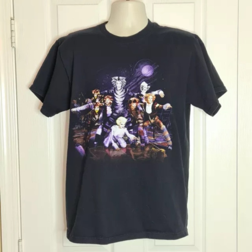 Broadways Cats Vintage T 1981 Double Sided L